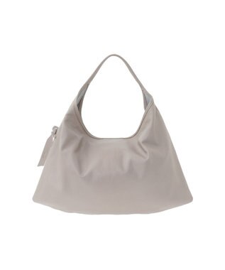 genten フェザートートバッグ　ワンショルダーバッグ ライトグレー