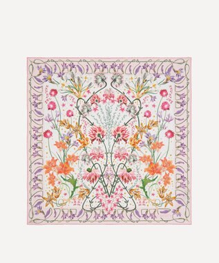 LIBERTY. アイアンシ ガーデン シルクスカーフ 70 ピンク