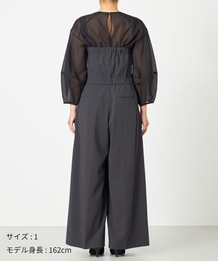 NAVE 【Nave・洗える】スパントロ ビスチェオールインワン グレー系