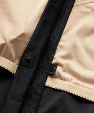 OP／FILA 【Kappa】フルジップ半袖セパレート水着 ブラック×ブルー