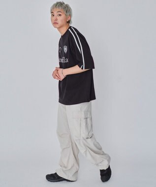 WEGO 【ユニセックス着用ITEM/MLサイズ展開】ヘビーウェイトゲームロゴBIG　T（SS） ブラック