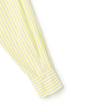 23区 【先行予約】CANCLINI シャーティング ルーズフィットシャツ イエロー×サックスストライプ