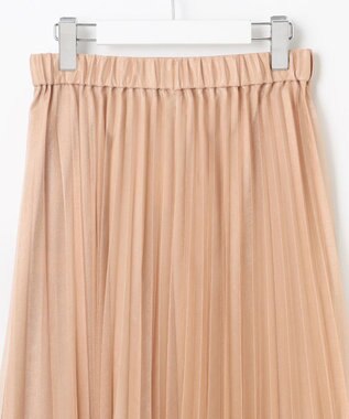 Feroux シャイニープリーツスカート ベージュ系