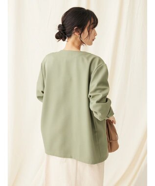 CRAFT STANDARD BOUTIQUE 【イージーケア】ＶネックカーディガンＪＫＴ Khaki