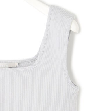 ICB 【新色追加・WEB限定カラーあり・洗える】ブロードステッチリブ タンクトップ ライトグレー系