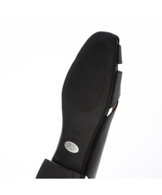 ing <ing>グルカデザインローヒールパンプス ブラック