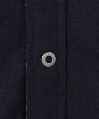 JOSEPH ABBOUD 【キングサイズ・ジャージー素材・ストレッチ】バーシブルジャージー シャツ ネイビー系2