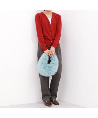 UNBILLION カカトゥ kakatoo / オーバルファーバッグ サックスブルー