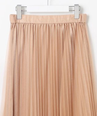 Feroux シャイニープリーツスカート ベージュ系