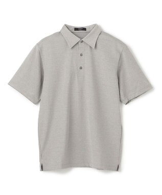 JOSEPH HOMME 新素材【ビジネスに使える】クリアコットンカノコ　ポロシャツ ライトグレー系