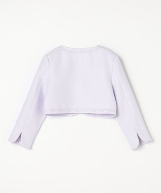 ANY KIDS ノーカラー ボレロジャケット ラベンダー