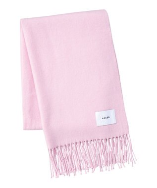 MOONBAT estaa パフィーラメストール 無地／手洗い可 ピーチ