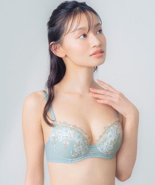 Wing 【ナチュラルアップブラ】 AA~Gカップ展開 ふっくら自然なまるみでバストアップ KB2060 ウイング／ワコール ターコイズ