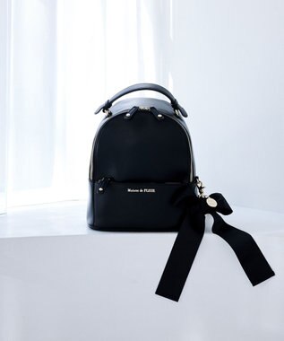Maison de FLEUR リボンMリュック Black