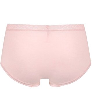 Wing ショーツ 綿混(身生地部) やさしい肌あたり 【デイリーフィット やわらかコットン】 はきこみ丈ふつう EC2330 ウイング／ワコール ピンク