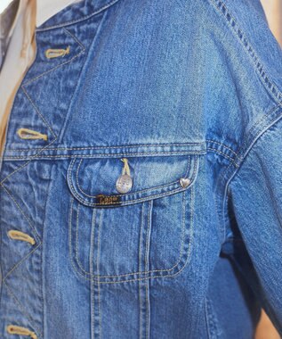 earth music&ecology Ｌｅｅ　×　ｅ．ｍ．ａ．ｅ．　ライダースジャケット Indigo