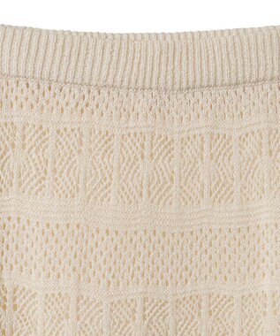 AMERICAN HOLIC レース編みニットタイトスカート Ivory