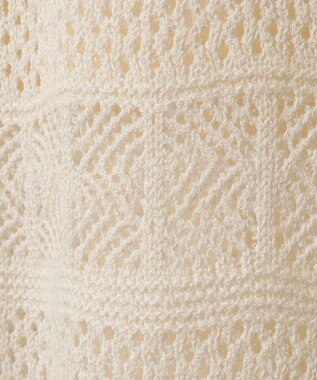 AMERICAN HOLIC レース編みニットタイトスカート Ivory