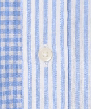 J.PRESS MEN 【WEB・一部店舗限定】コットンリネン クレイジーパターン シャツ/B.D サックスブルー系7