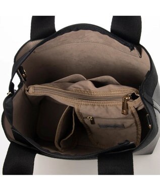 UNBILLION cachecache テープディテール2wayパーテーショントート ブラック