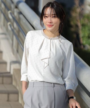 ANY SIS S ボウタイツイル ブラウス