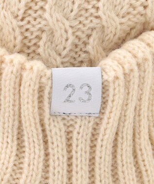 23区GOLF 【WOMEN】ニットキャップ アイボリー系