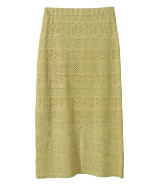 AMERICAN HOLIC レース編みニットタイトスカート Pistachio
