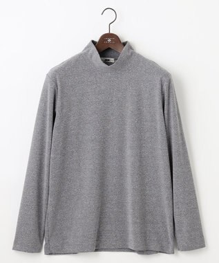 JOSEPH ABBOUD 【洗える/ソフトな肌触り】ミニパイルモック ネック Ｔシャツ