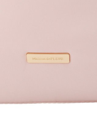 Maison de FLEUR 撥水加工２Ｗａｙトートバッグ Pink