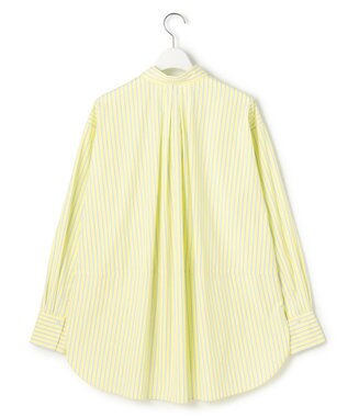 23区 【先行予約】CANCLINI シャーティング ルーズフィットシャツ イエロー×サックスストライプ