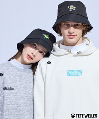 PW CIRCULUS 【UNISEX】【コラボアイテム】Yeyeコラボ バケハ ゴルフ ブラック系