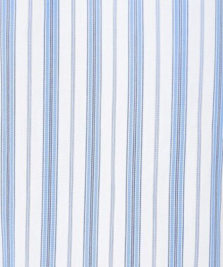 J.PRESS MEN 【SOMELOS】マルチストライプ バンドカラーシャツ ブルー系1