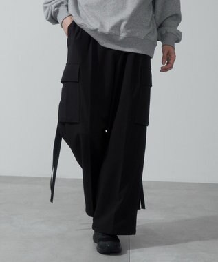  【ウエストゴム】スーパーバギーカーゴスラックス