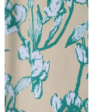 Green Parks Ｂ．レーヨン混プリントパンツ Gray