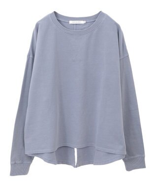 AMERICAN HOLIC ピグメント加工裏毛ルーズプルオーバー Blue
