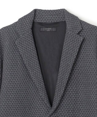 JOSEPH HOMME ストロータックステッチ　ニットジャケット グレー系