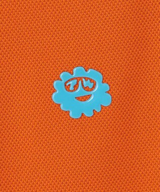 PW CIRCULUS 【MEN】【吸汗速乾】アニマル バックプリント ポロシャツ オレンジ系