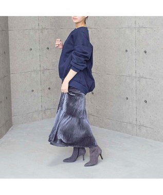 MODE ET JACOMO <MODE ET JACOMO>ポインテッドトゥショートブーツ グレースエード