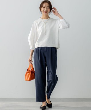 組曲 L チノライク パンツ ネイビー系