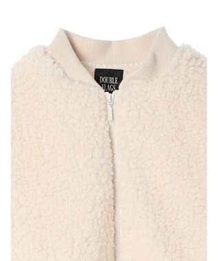 Green Parks ・Ｄｏｕｂｌｅ　Ｆｌａｇｓ　　ボアブルゾン Ivory