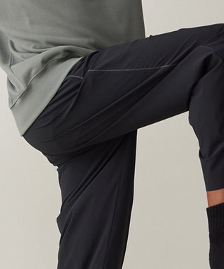 UNFILO MENS ライト ハイストレッチムーブ イージーギャザーパンツ [24年春夏商品] クロ