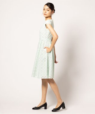TOCCA 【00サイズあり・洗える・消臭】FLOWER STORM ドレス ミント系