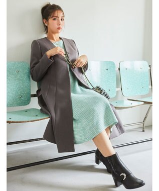 TOCCA 【消臭】PEARL ROCK ロングコート モカ系