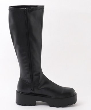 WEGO プレーンロングブーツ ブラック