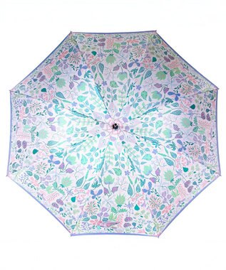 槇田商店 <新柄登場>Stig Lindberg HERBARIUM BRIGHT ライトブルー 長傘 水色