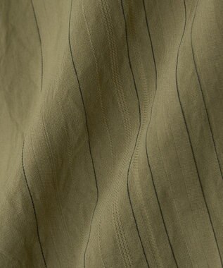 Green Parks ドロストネックフレンチスリーブブラウス Khaki