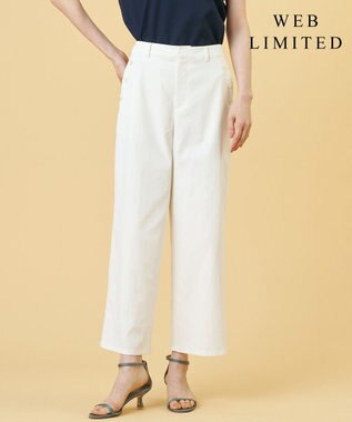 J.PRESS LADIES 【WEB限定カラーあり】タスランチノ セミワイド パンツ