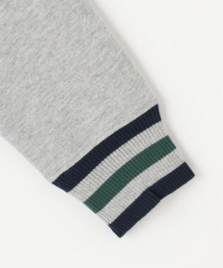 J.PRESS KIDS 【140-170cm】トリコリブコンビボーダー ミニ裏毛 トレーナー グレー系