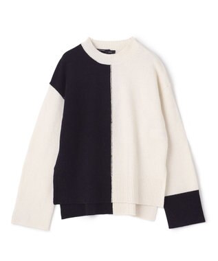 JOSEPH ウールミックス　ラウンドネックニット