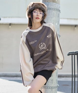 WEGO 【ユニセックス着用ITEM】フェイクスウェードゲームプルオーバー ブラック中濃色